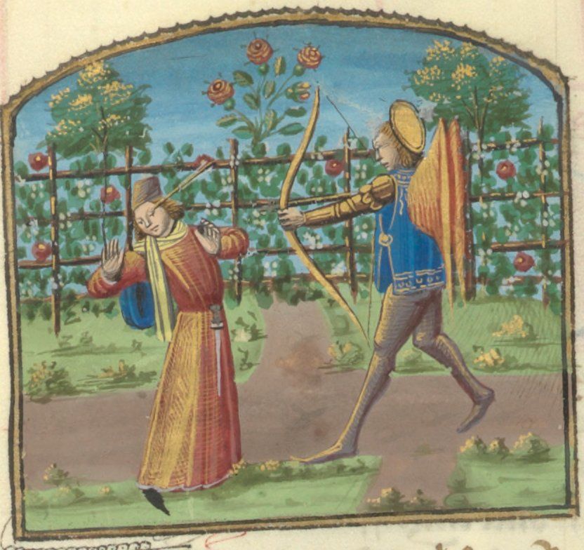 The Symbol of the Rose in the Middle Ages. From "Le Roman de La Rose" to "La Divina Commedia" up to the Pope´s Golden Rose.