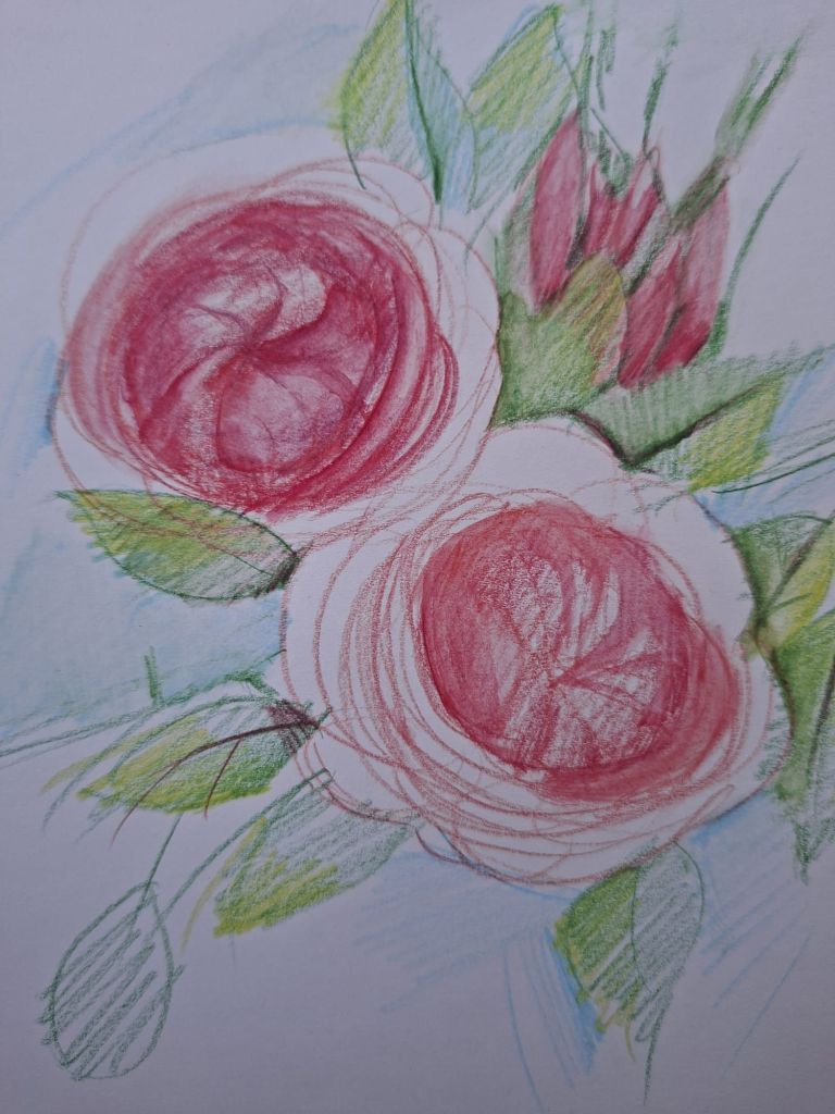The Artistic Journey of Hand Embroidered Maiden’s Blush&nbsp;Rose